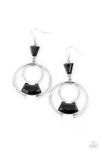 Load image into Gallery viewer, Deco Dancing - Black earrings
