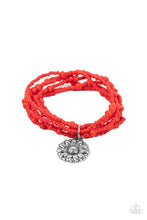 Load image into Gallery viewer, Badlands Botany - Red Stretch Bracelet
