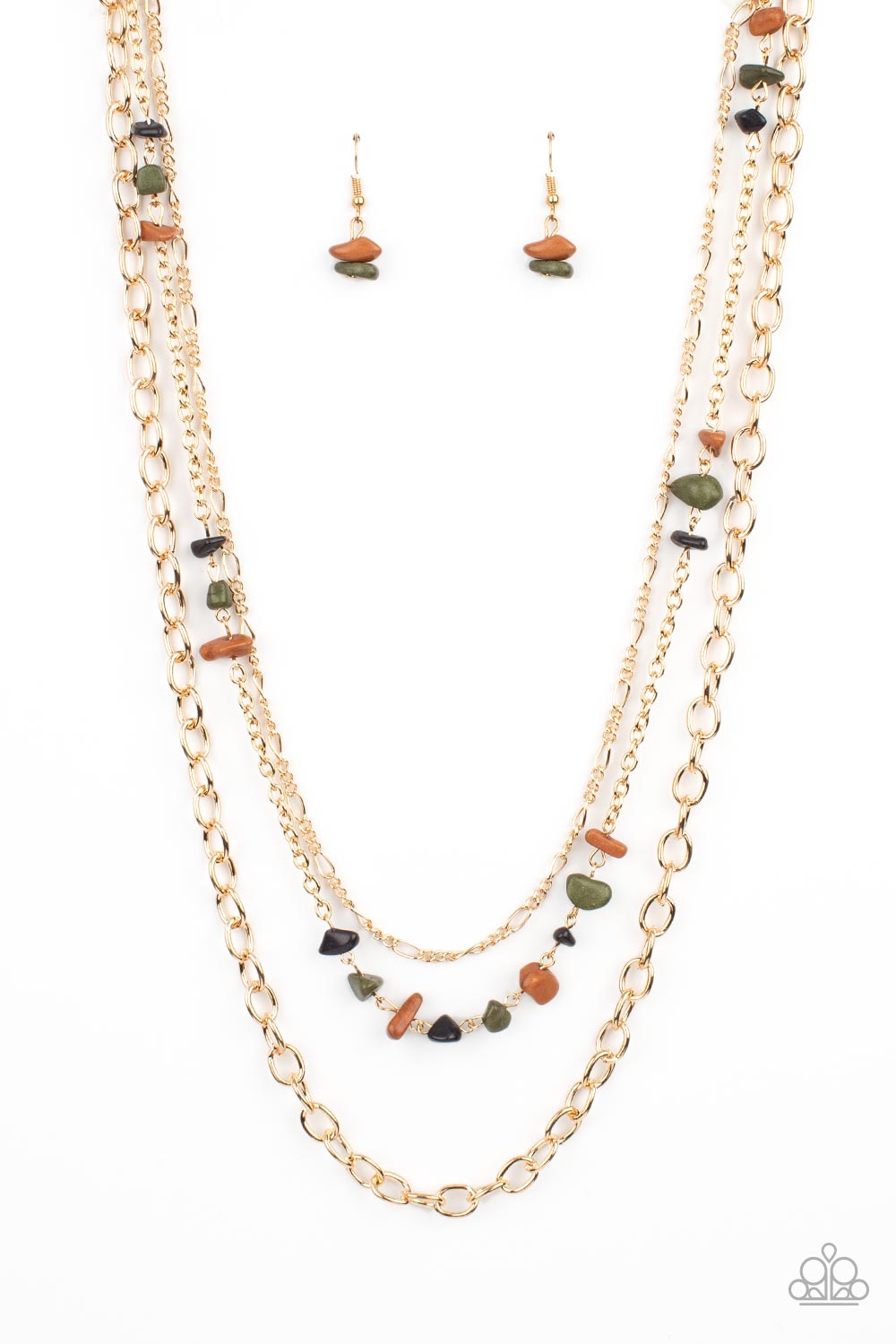 Artisanal Abundance - Multi Earrings/ Necklace Set