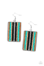 Load image into Gallery viewer, Beadwork Wonder - Black Multi Earrings
