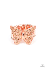 Load image into Gallery viewer, Bona Fide Butterfly - Copper Rose Gold Ring
