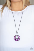 Load image into Gallery viewer, Chromatic Couture - Purple Necklace
