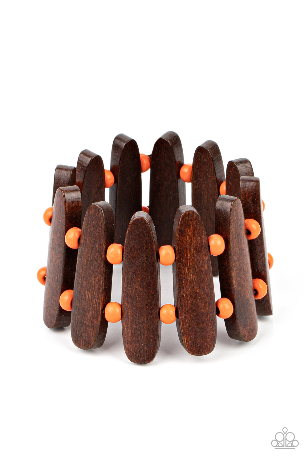 Coronado Cabana - Orange Stretch Bracelet