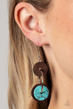 Load image into Gallery viewer, Artisanal Aesthetic - Blue Earrings
