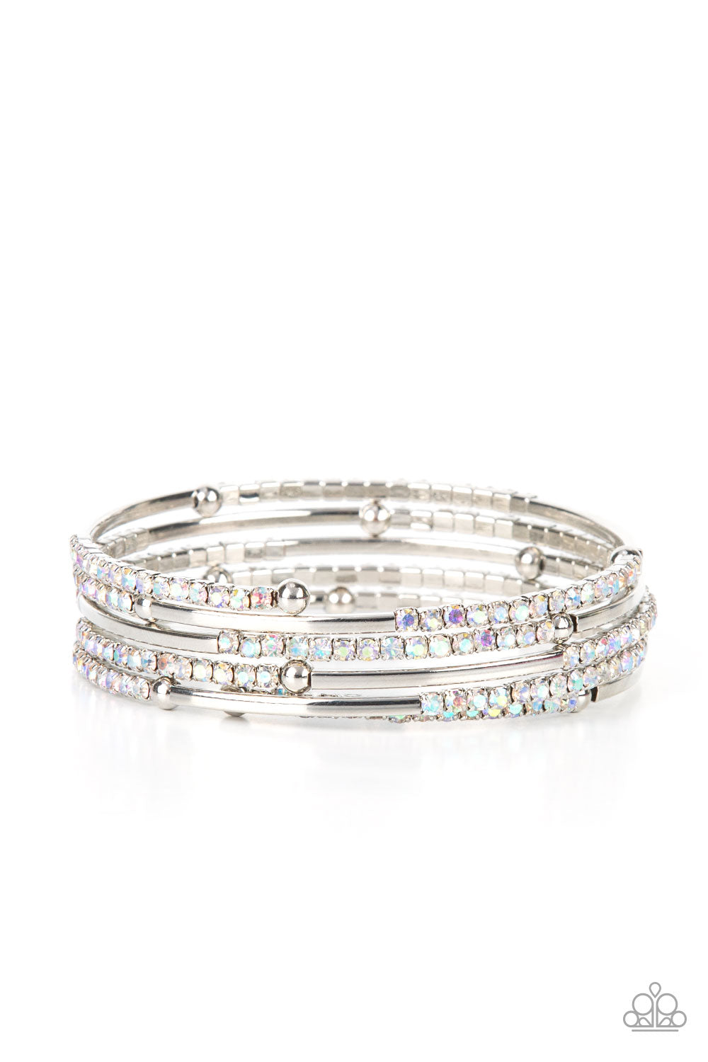 Camera Shy Simmer - Multi Bangle Bracelets