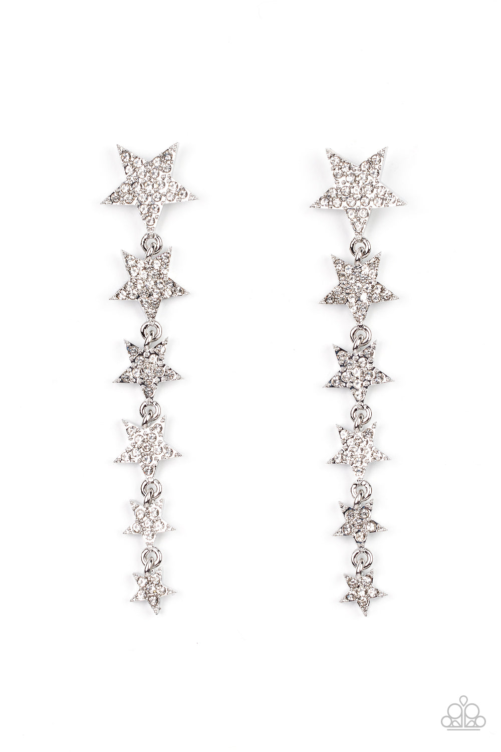 Americana Attitude - White Earrings