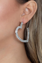 Load image into Gallery viewer, AMORE to Love - White Rhinestone Earrings
