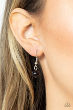 Load image into Gallery viewer, All Across the GLOBETROTTER - Black Earrings/ Necklace Set
