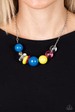 Load image into Gallery viewer, Bauble Bonanza - Multi Necklace w/ Blue Earrings
