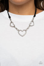 Load image into Gallery viewer, Fashionable Flirt - Black Necklace
