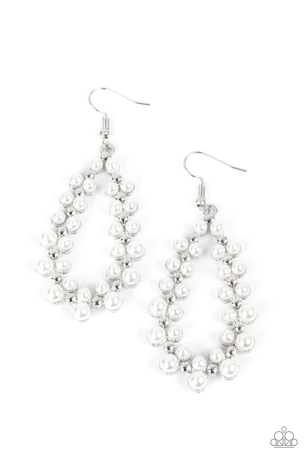 Absolutely Ageless - White Earrings