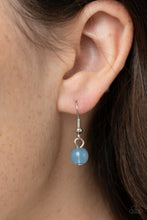 Load image into Gallery viewer, Bahama Mama Mode - Blue Earrings/ Necklace Set
