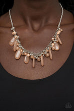 Load image into Gallery viewer, Bahama Mama Mode - Brown Earrings/ Necklace Set
