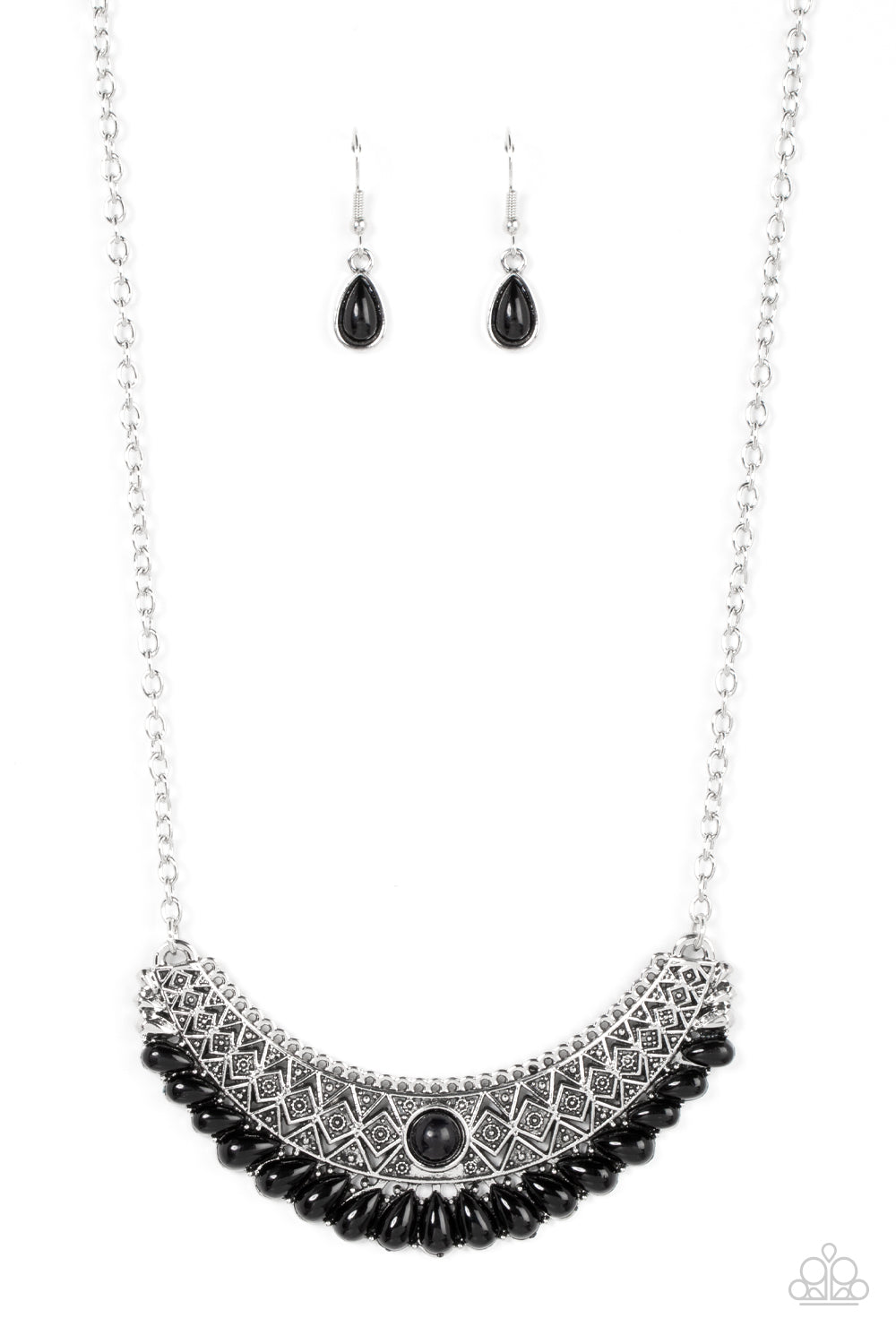 Abundantly Aztec - Black Necklace Set