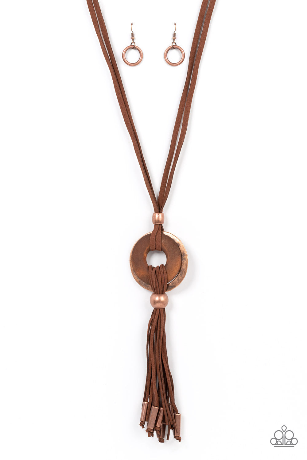 ARTISANS and Crafts - Copper Earrings/ Necklace Set