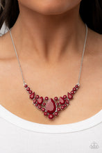 Load image into Gallery viewer, Bali Ballroom - Red Earrings/ Necklace Set
