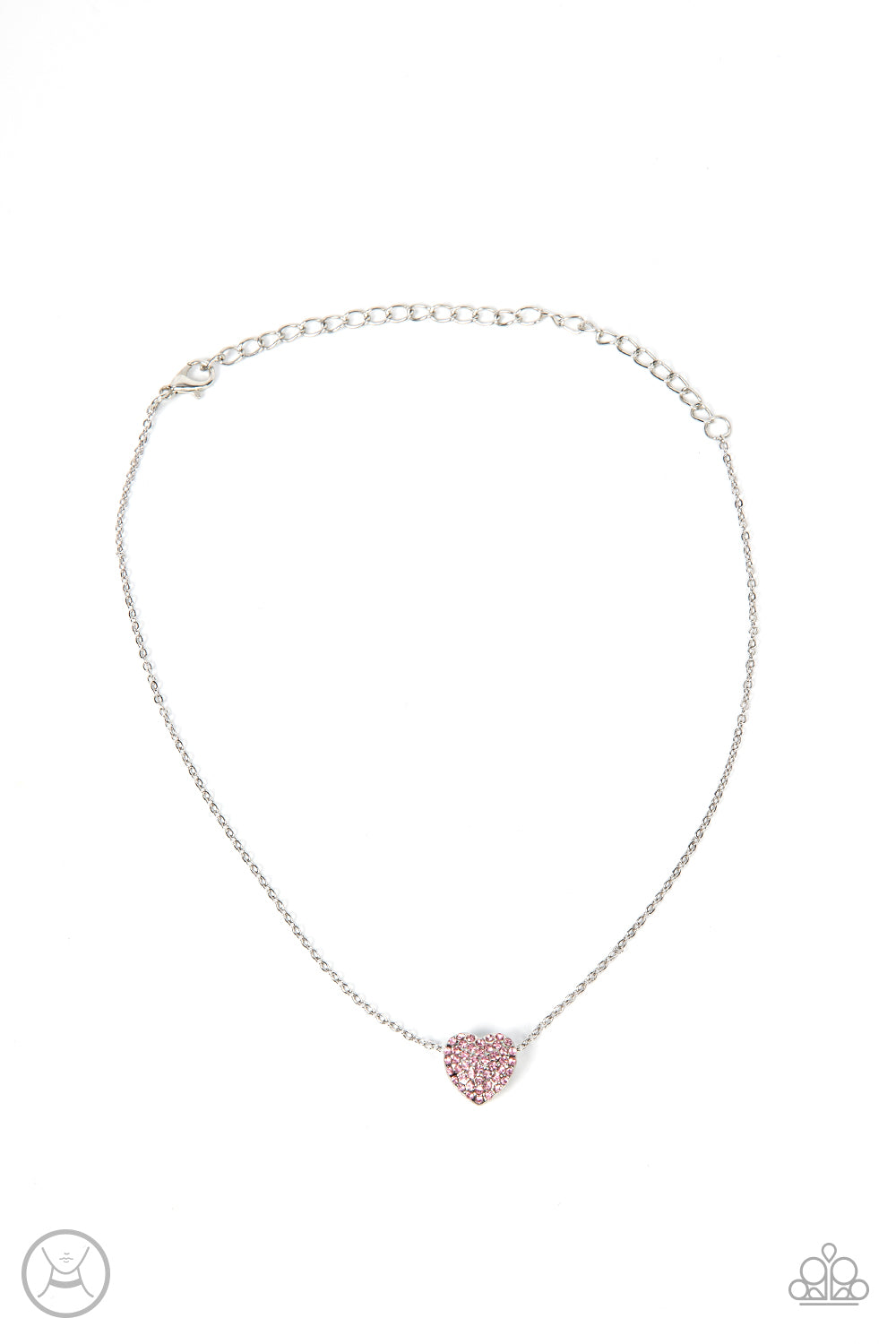 Twitterpated Twinkle - Pink Choker Necklace