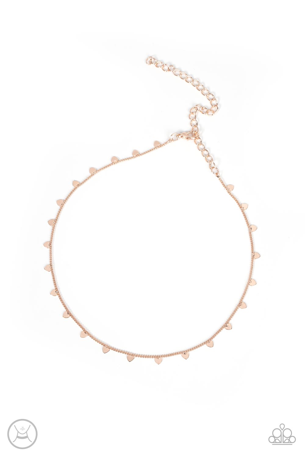 Cupids Cutest Valentine - Rose Gold Choker Necklace