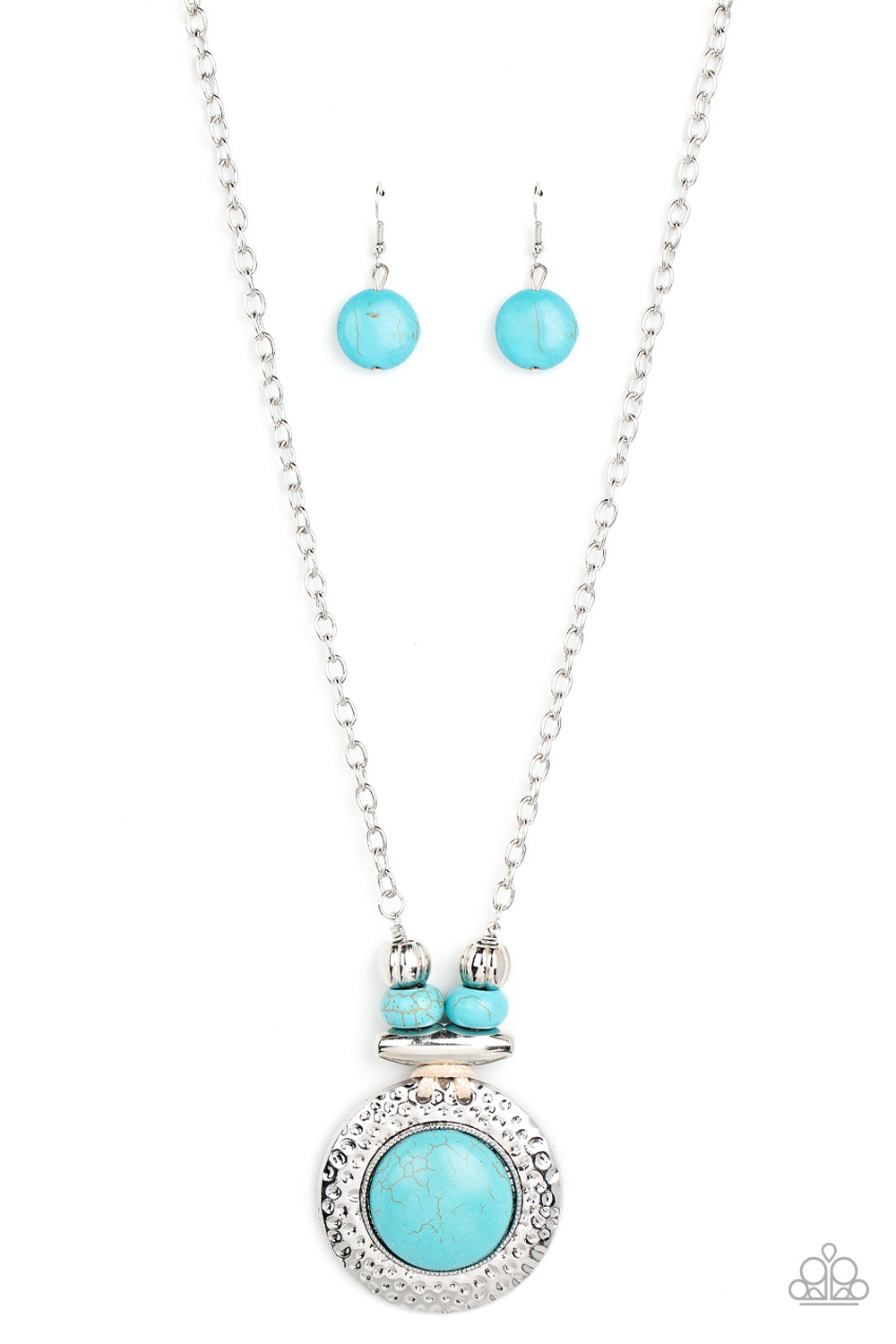 Archipelago Artisan - Blue Earrings/ Necklace Set