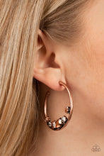 Load image into Gallery viewer, Attractive Allure - Copper Earrings
