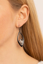 Load image into Gallery viewer, Beautifully Bejeweled - Black Earrings
