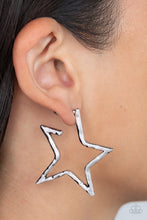 Load image into Gallery viewer, All-Star Attitude - Silver Earrings
