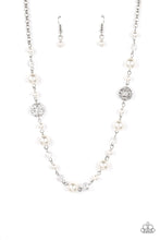 Load image into Gallery viewer, Traditional Transcendence - White Earrings/ Necklace Set
