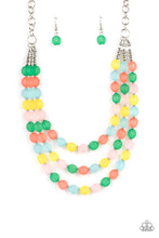 Load image into Gallery viewer, Summer Surprise - Multi Necklace w/ Green Earrings
