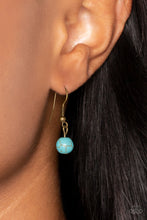 Load image into Gallery viewer, Badlands Treasure Hunt - Blue Earrings/ Necklace Set
