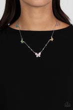 Load image into Gallery viewer, FAIRY Special - Multi Butterfly Necklace w/ Earrings
