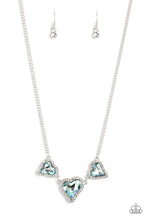 Load image into Gallery viewer, State of the HEART - Blue Necklace w/ Silver Earrings
