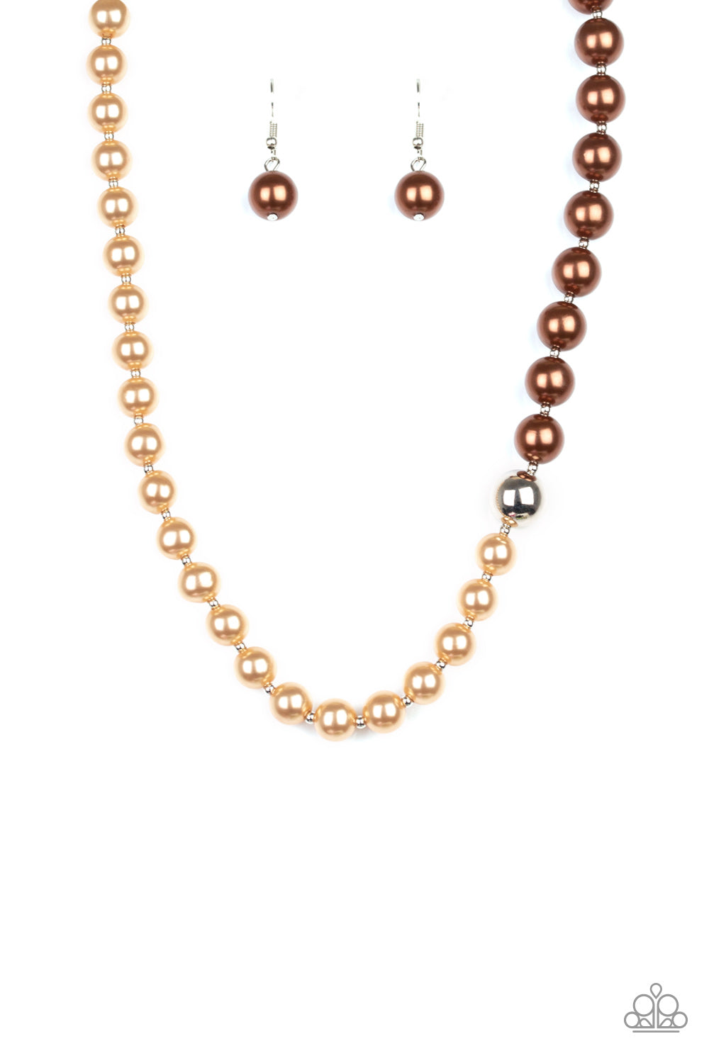 5th Avenue A-Lister - Brown Necklace