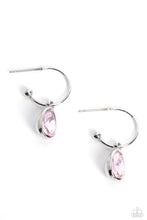 Load image into Gallery viewer, Teardrop Tassel - Pink Earrings
