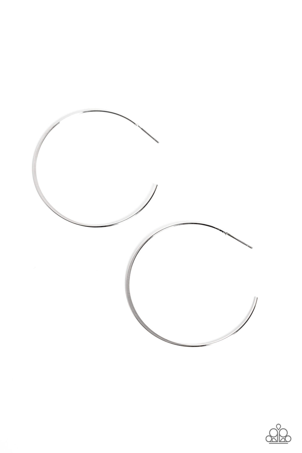 Seize the Sheen - Silver Earrings