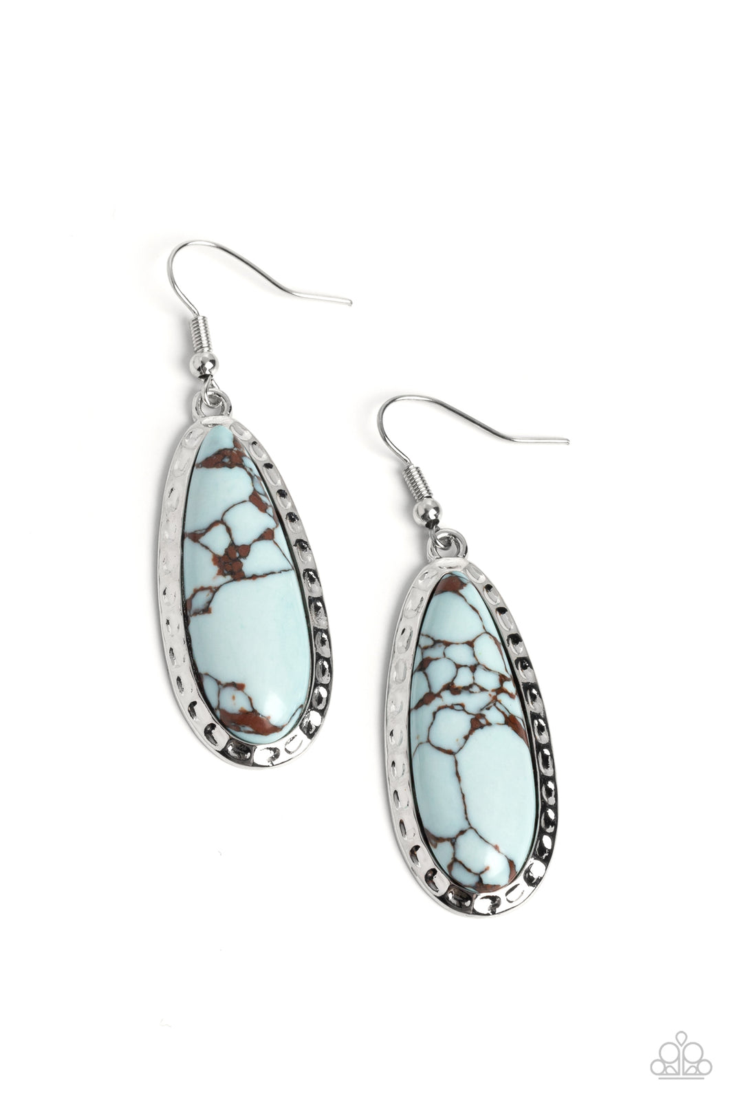 TEARDROP-Dead Dynasty - Blue Earrings