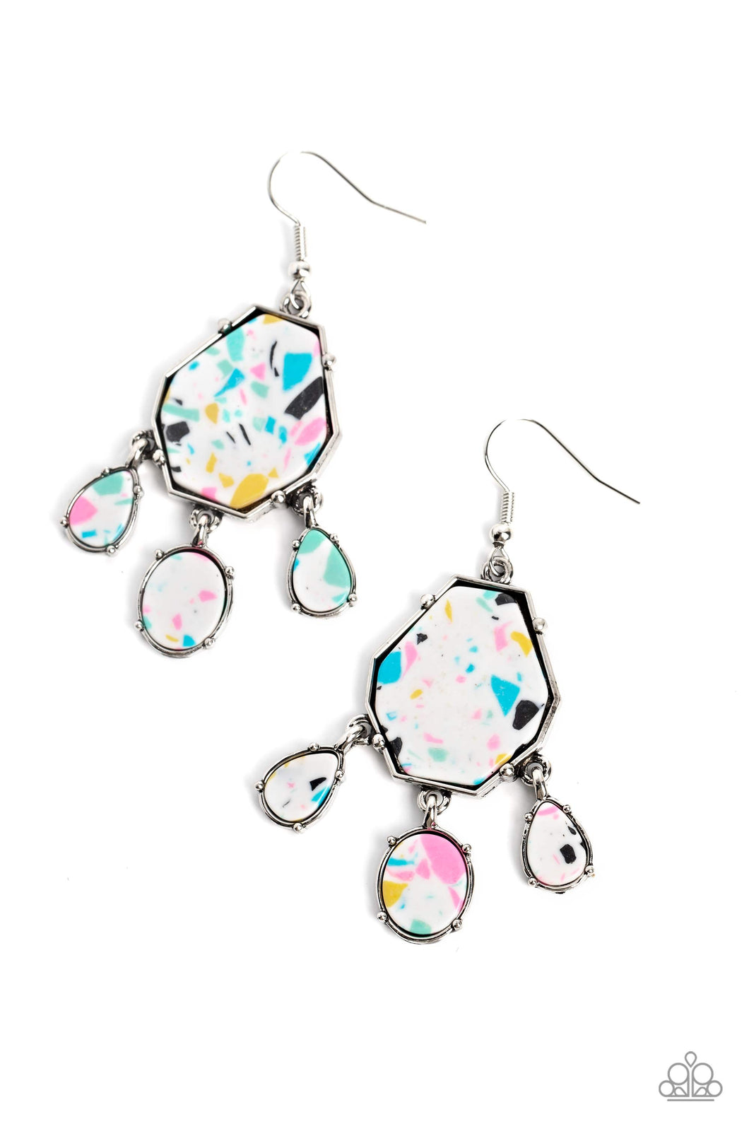 Organic Optimism - White Earrings