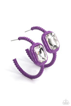 Load image into Gallery viewer, Call Me TRENDY - Purple Earrings
