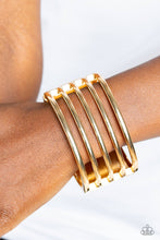 Load image into Gallery viewer, Wayward Warrior - Gold Bracelet
