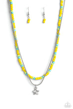 Load image into Gallery viewer, Starry Serendipity - Multi Necklace w/ Yellow Earrings
