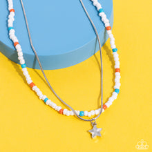 Load image into Gallery viewer, Starry Serendipity - White/ Multi Necklace w/ White Earrings
